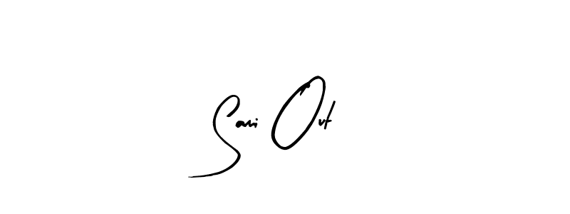 if you are searching for the best signature style for your name Sami Out. so please give up your signature search. here we have designed multiple signature styles  using Arty Signature. Sami Out signature style 8 images and pictures png