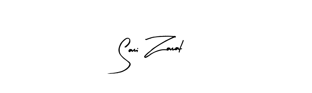 Sami Zamat stylish signature style. Best Handwritten Sign (Arty Signature) for my name. Handwritten Signature Collection Ideas for my name Sami Zamat. Sami Zamat signature style 8 images and pictures png