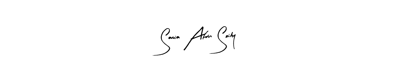 Also You can easily find your signature by using the search form. We will create Samia Afrin Soily name handwritten signature images for you free of cost using Arty Signature sign style. Samia Afrin Soily signature style 8 images and pictures png
