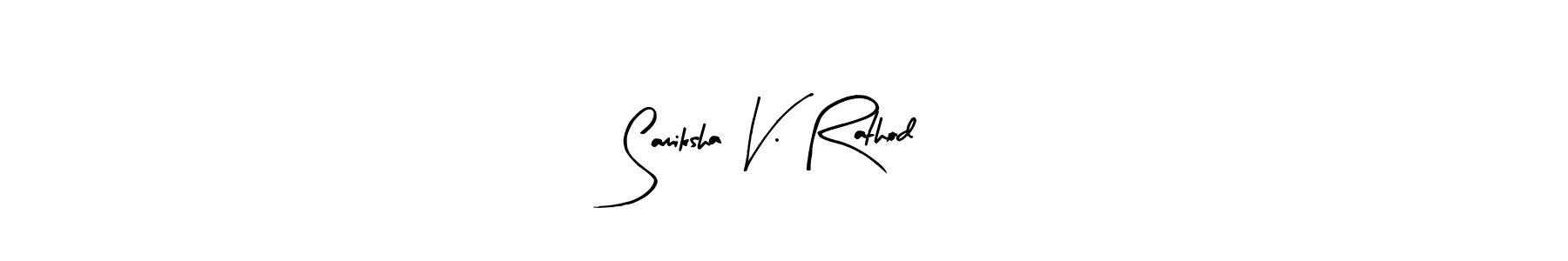 Check out images of Autograph of Samiksha V. Rathod name. Actor Samiksha V. Rathod Signature Style. Arty Signature is a professional sign style online. Samiksha V. Rathod signature style 8 images and pictures png