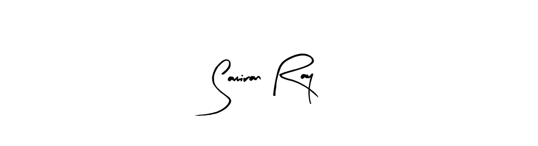 The best way (Arty Signature) to make a short signature is to pick only two or three words in your name. The name Samiran Ray include a total of six letters. For converting this name. Samiran Ray signature style 8 images and pictures png