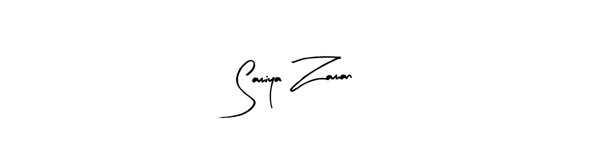 You should practise on your own different ways (Arty Signature) to write your name (Samiya Zaman) in signature. don't let someone else do it for you. Samiya Zaman signature style 8 images and pictures png