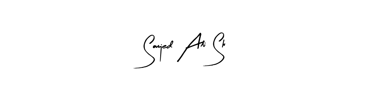 This is the best signature style for the Samjed Ali Sk name. Also you like these signature font (Arty Signature). Mix name signature. Samjed Ali Sk signature style 8 images and pictures png