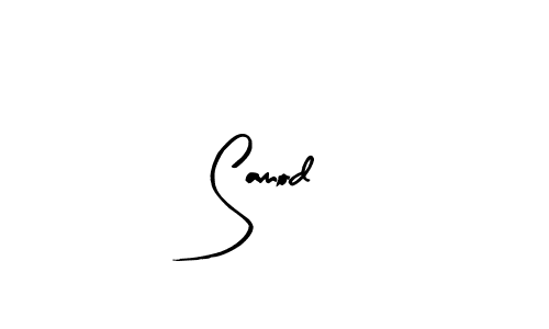 The best way (Arty Signature) to make a short signature is to pick only two or three words in your name. The name Samod include a total of six letters. For converting this name. Samod signature style 8 images and pictures png