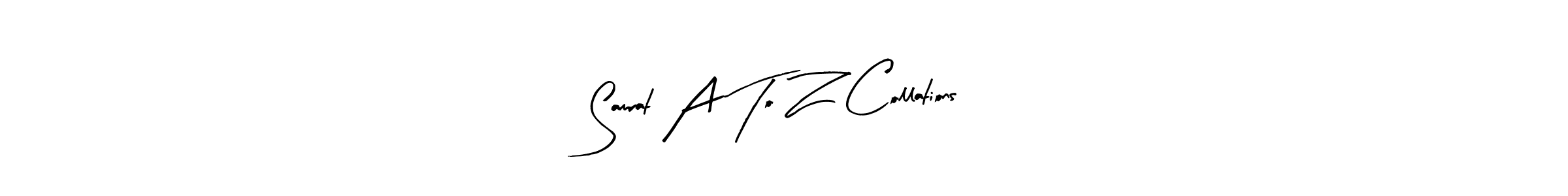 Also You can easily find your signature by using the search form. We will create Samrat A To Z Collations name handwritten signature images for you free of cost using Arty Signature sign style. Samrat A To Z Collations signature style 8 images and pictures png