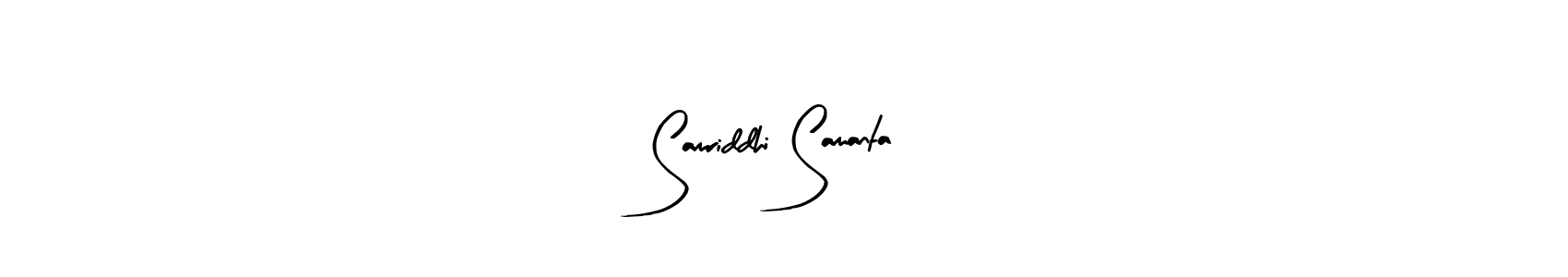 Create a beautiful signature design for name Samriddhi Samanta. With this signature (Arty Signature) fonts, you can make a handwritten signature for free. Samriddhi Samanta signature style 8 images and pictures png