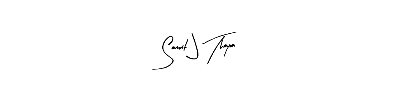 Also You can easily find your signature by using the search form. We will create Samrit J Thapa name handwritten signature images for you free of cost using Arty Signature sign style. Samrit J Thapa signature style 8 images and pictures png