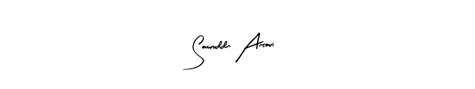 You can use this online signature creator to create a handwritten signature for the name Samruddin Ansari. This is the best online autograph maker. Samruddin Ansari signature style 8 images and pictures png