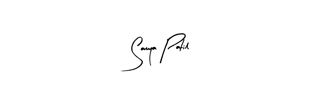 if you are searching for the best signature style for your name Samya Patil. so please give up your signature search. here we have designed multiple signature styles  using Arty Signature. Samya Patil signature style 8 images and pictures png