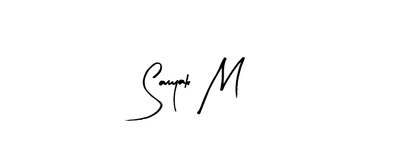 How to make Samyak M signature? Arty Signature is a professional autograph style. Create handwritten signature for Samyak M name. Samyak M signature style 8 images and pictures png