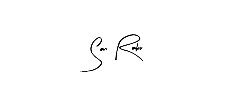 How to Draw San Raku signature style? Arty Signature is a latest design signature styles for name San Raku. San Raku signature style 8 images and pictures png