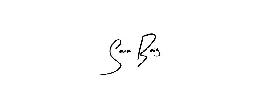 if you are searching for the best signature style for your name Sana Baig. so please give up your signature search. here we have designed multiple signature styles  using Arty Signature. Sana Baig signature style 8 images and pictures png