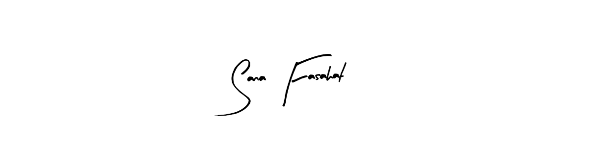 This is the best signature style for the Sana Fasahat name. Also you like these signature font (Arty Signature). Mix name signature. Sana Fasahat signature style 8 images and pictures png