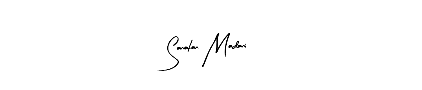 How to Draw Sanatan Madani signature style? Arty Signature is a latest design signature styles for name Sanatan Madani. Sanatan Madani signature style 8 images and pictures png