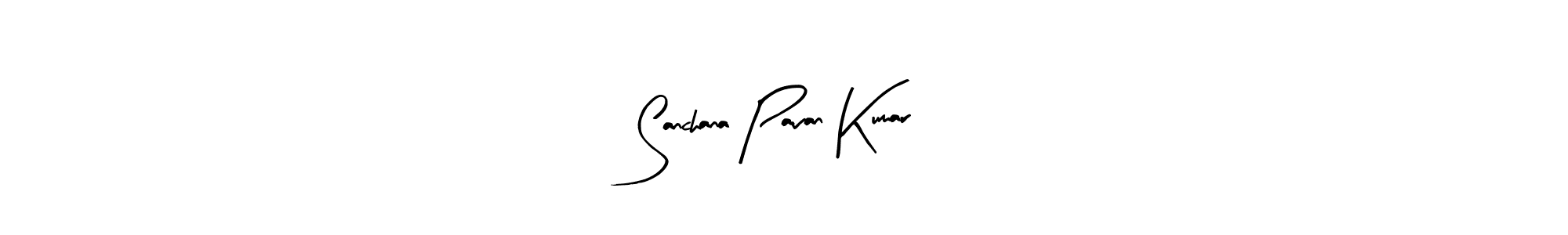Make a beautiful signature design for name Sanchana Pavan Kumar. Use this online signature maker to create a handwritten signature for free. Sanchana Pavan Kumar signature style 8 images and pictures png