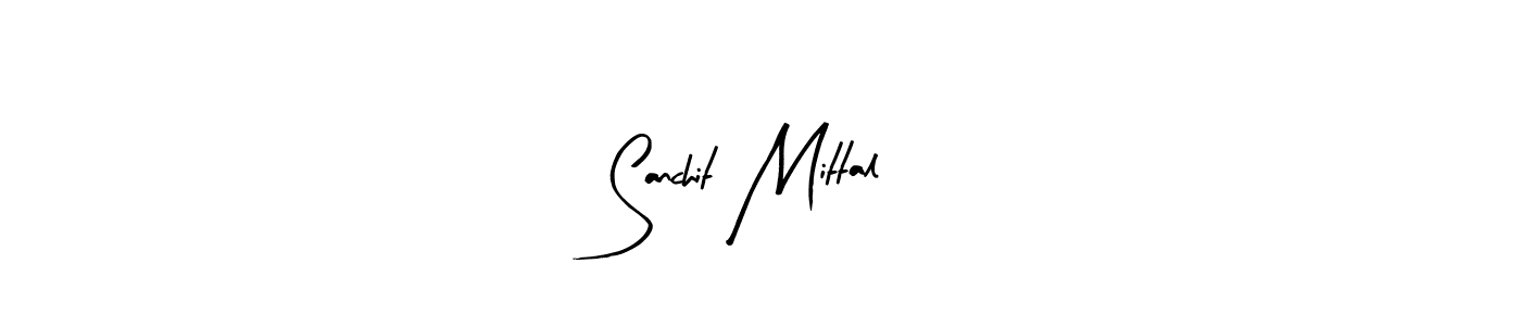 How to make Sanchit Mittal signature? Arty Signature is a professional autograph style. Create handwritten signature for Sanchit Mittal name. Sanchit Mittal signature style 8 images and pictures png