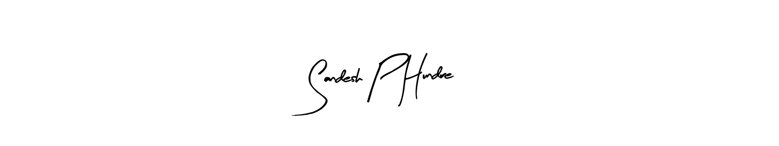 Make a beautiful signature design for name Sandesh P Hundre. With this signature (Arty Signature) style, you can create a handwritten signature for free. Sandesh P Hundre signature style 8 images and pictures png