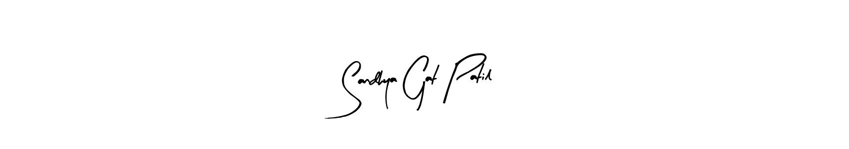 Also You can easily find your signature by using the search form. We will create Sandhya Gat Patil name handwritten signature images for you free of cost using Arty Signature sign style. Sandhya Gat Patil signature style 8 images and pictures png