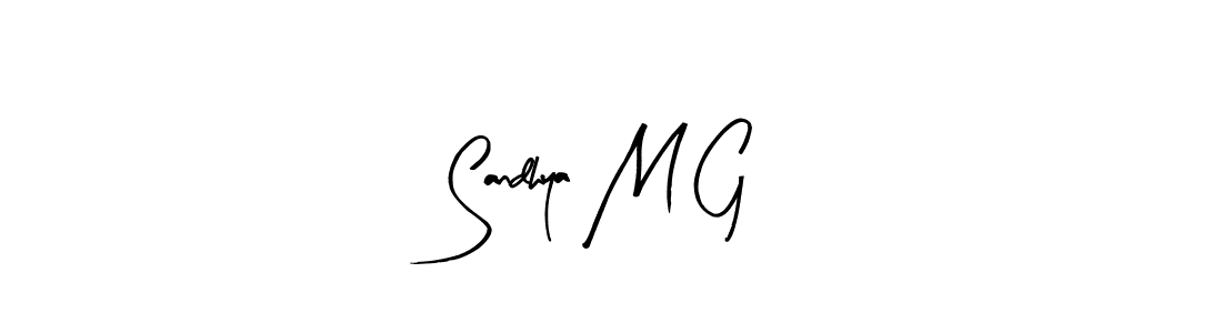 Once you've used our free online signature maker to create your best signature Arty Signature style, it's time to enjoy all of the benefits that Sandhya M G name signing documents. Sandhya M G signature style 8 images and pictures png