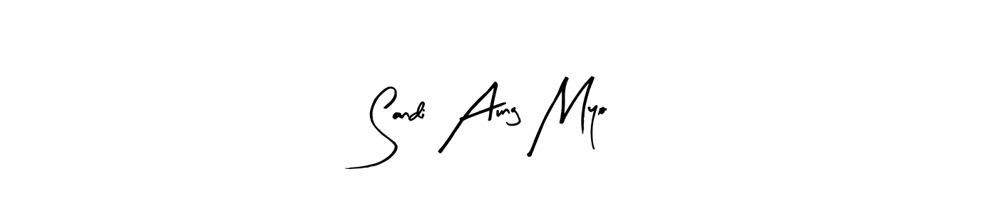 It looks lik you need a new signature style for name Sandi Aung Myo. Design unique handwritten (Arty Signature) signature with our free signature maker in just a few clicks. Sandi Aung Myo signature style 8 images and pictures png