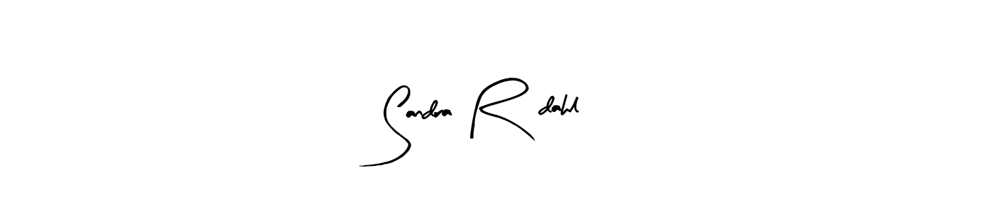 How to make Sandra Rådahl name signature. Use Arty Signature style for creating short signs online. This is the latest handwritten sign. Sandra Rådahl signature style 8 images and pictures png