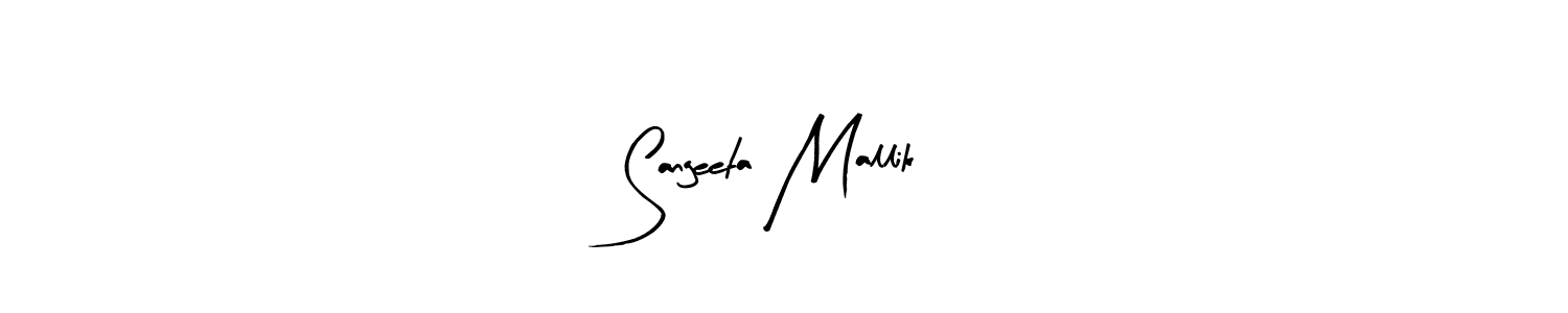 The best way (Arty Signature) to make a short signature is to pick only two or three words in your name. The name Sangeeta Mallik include a total of six letters. For converting this name. Sangeeta Mallik signature style 8 images and pictures png
