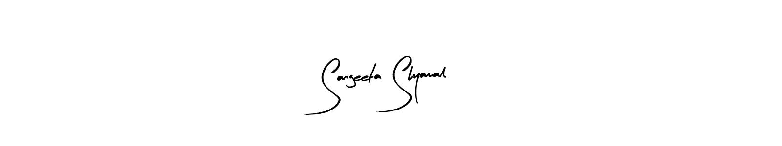 Sangeeta Shyamal stylish signature style. Best Handwritten Sign (Arty Signature) for my name. Handwritten Signature Collection Ideas for my name Sangeeta Shyamal. Sangeeta Shyamal signature style 8 images and pictures png