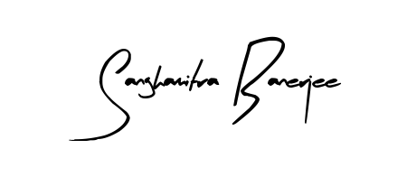 It looks like you need a new signature style for name Sanghamitra Banerjee. Design unique handwritten (Arty Signature) signature with our free signature maker in just a few clicks. Sanghamitra Banerjee signature style 8 images and pictures png