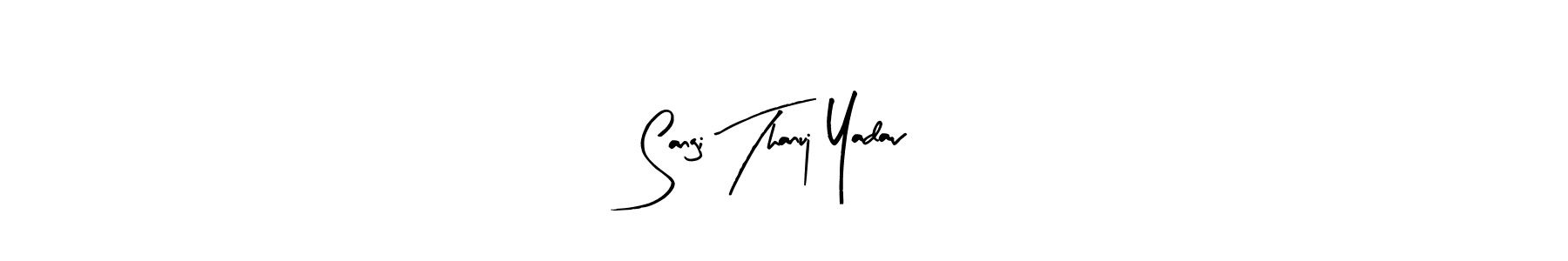 Also You can easily find your signature by using the search form. We will create Sangi Thanuj Yadav name handwritten signature images for you free of cost using Arty Signature sign style. Sangi Thanuj Yadav signature style 8 images and pictures png