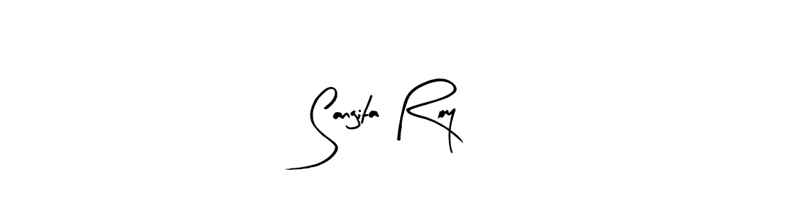 Arty Signature is a professional signature style that is perfect for those who want to add a touch of class to their signature. It is also a great choice for those who want to make their signature more unique. Get Sangita Roy name to fancy signature for free. Sangita Roy signature style 8 images and pictures png