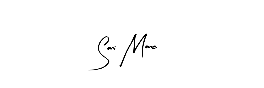 Sani Mane stylish signature style. Best Handwritten Sign (Arty Signature) for my name. Handwritten Signature Collection Ideas for my name Sani Mane. Sani Mane signature style 8 images and pictures png