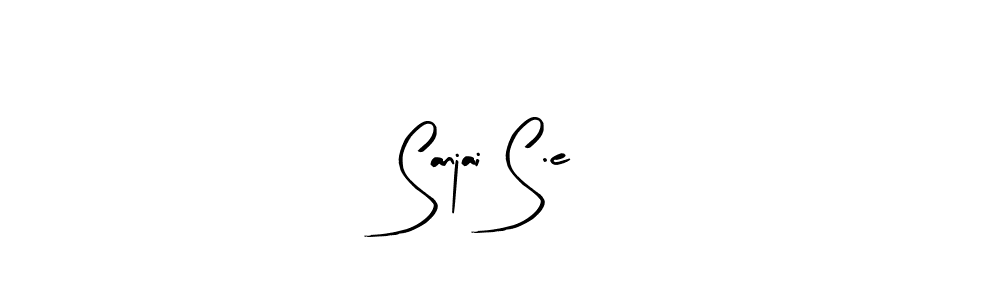 Also we have Sanjai S.e name is the best signature style. Create professional handwritten signature collection using Arty Signature autograph style. Sanjai S.e signature style 8 images and pictures png