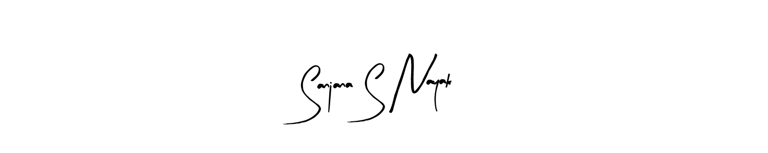 It looks lik you need a new signature style for name Sanjana S Nayak. Design unique handwritten (Arty Signature) signature with our free signature maker in just a few clicks. Sanjana S Nayak signature style 8 images and pictures png