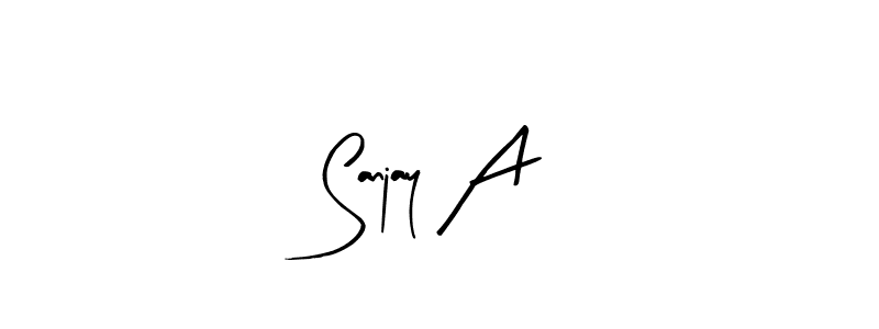 It looks lik you need a new signature style for name Sanjay A. Design unique handwritten (Arty Signature) signature with our free signature maker in just a few clicks. Sanjay A signature style 8 images and pictures png