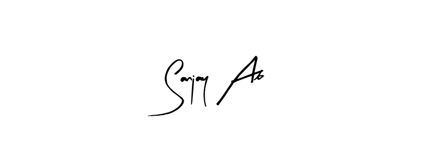 Also we have Sanjay Ab name is the best signature style. Create professional handwritten signature collection using Arty Signature autograph style. Sanjay Ab signature style 8 images and pictures png