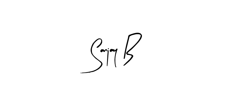 Make a beautiful signature design for name Sanjay B. With this signature (Arty Signature) style, you can create a handwritten signature for free. Sanjay B signature style 8 images and pictures png