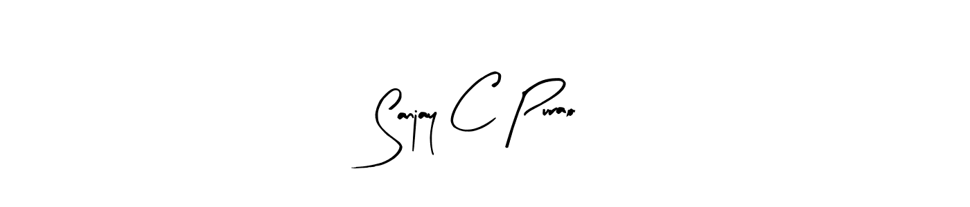 Also we have Sanjay C Purao name is the best signature style. Create professional handwritten signature collection using Arty Signature autograph style. Sanjay C Purao signature style 8 images and pictures png