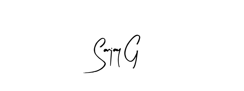 It looks lik you need a new signature style for name Sanjay G. Design unique handwritten (Arty Signature) signature with our free signature maker in just a few clicks. Sanjay G signature style 8 images and pictures png