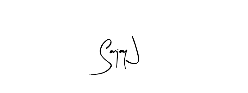 Create a beautiful signature design for name Sanjay J. With this signature (Arty Signature) fonts, you can make a handwritten signature for free. Sanjay J signature style 8 images and pictures png