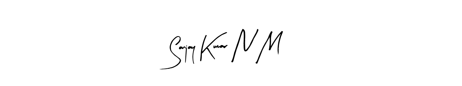 Make a beautiful signature design for name Sanjay Kumar N M. Use this online signature maker to create a handwritten signature for free. Sanjay Kumar N M signature style 8 images and pictures png