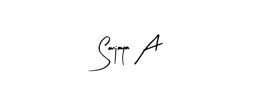 You can use this online signature creator to create a handwritten signature for the name Sanjaya A. This is the best online autograph maker. Sanjaya A signature style 8 images and pictures png