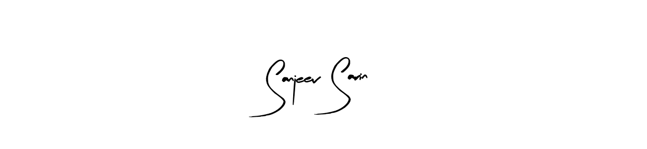 Use a signature maker to create a handwritten signature online. With this signature software, you can design (Arty Signature) your own signature for name Sanjeev Sarin. Sanjeev Sarin signature style 8 images and pictures png