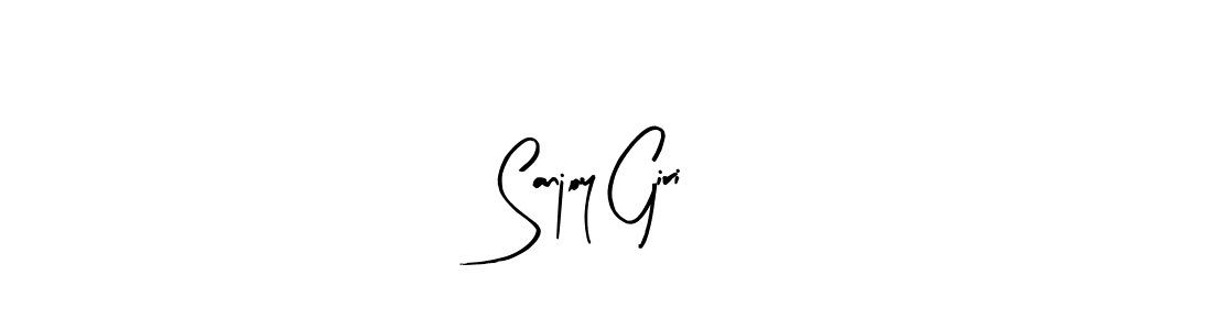You should practise on your own different ways (Arty Signature) to write your name (Sanjoy Giri) in signature. don't let someone else do it for you. Sanjoy Giri signature style 8 images and pictures png