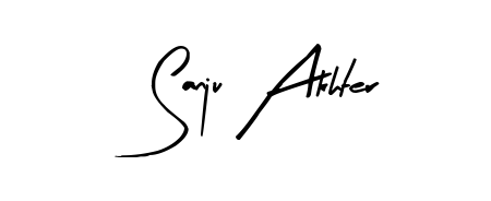 Express your personality with a custom Sanju Akhter signature crafted with Arty Signature typography. Free transparent PNG download available. Sanju Akhter signature style 8 images and pictures png