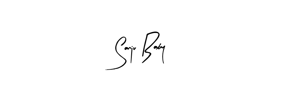 Once you've used our free online signature maker to create your best signature Arty Signature style, it's time to enjoy all of the benefits that Sanju Baby name signing documents. Sanju Baby signature style 8 images and pictures png