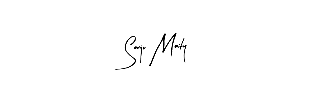 Also we have Sanju Maity name is the best signature style. Create professional handwritten signature collection using Arty Signature autograph style. Sanju Maity signature style 8 images and pictures png