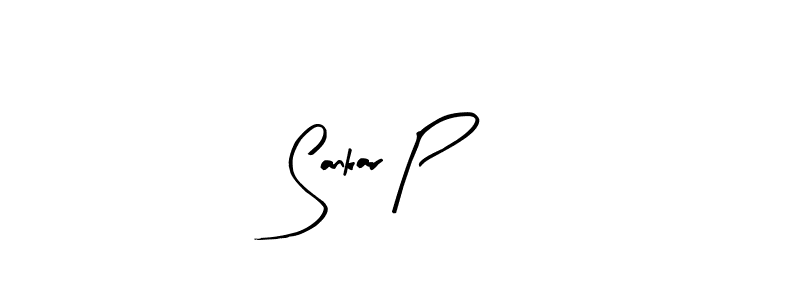 Make a beautiful signature design for name Sankar P. With this signature (Arty Signature) style, you can create a handwritten signature for free. Sankar P signature style 8 images and pictures png