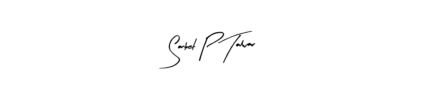 Use a signature maker to create a handwritten signature online. With this signature software, you can design (Arty Signature) your own signature for name Sanket P Talvar. Sanket P Talvar signature style 8 images and pictures png