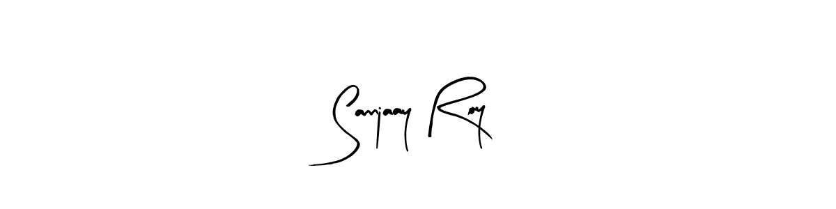 Use a signature maker to create a handwritten signature online. With this signature software, you can design (Arty Signature) your own signature for name Sannjaay Roy. Sannjaay Roy signature style 8 images and pictures png