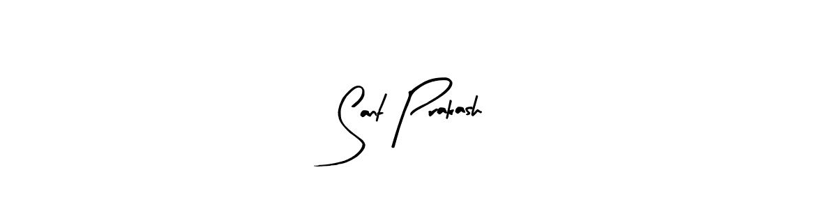 Create a beautiful signature design for name Sant Prakash. With this signature (Arty Signature) fonts, you can make a handwritten signature for free. Sant Prakash signature style 8 images and pictures png